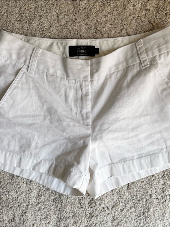 J. Crew Pants - J. Crew White Mid-Rise Chino Shorts